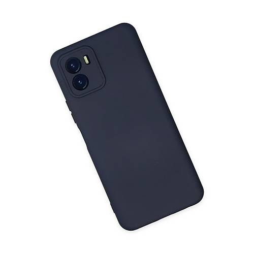 Y15S K�l�f Nano i�i Kadife Silikon - Lacivert