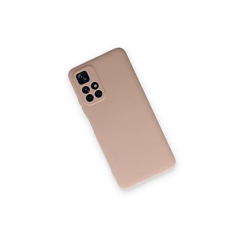 Redmi Note 11T K�l�f Nano i�i Kadife Silikon - Pudra