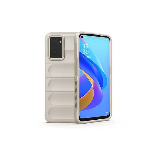 Realme 9i 4G K�l�f Optimum Silikon - Krem