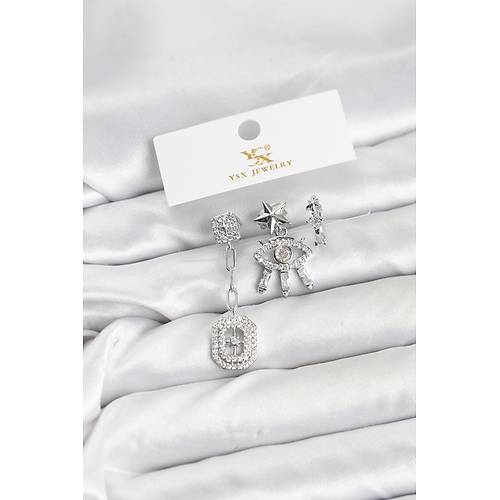 Pirin� G�m�� Renk G�z ve Kutup Y�ld�z� Model YSX Trio K�pe Seti