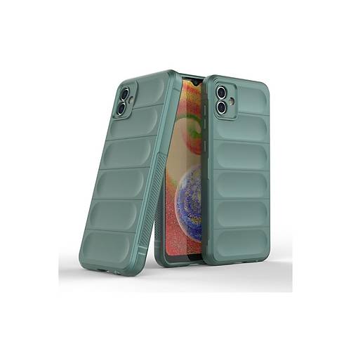 Galaxy A04E K�l�f Optimum Silikon - Koyu Ye�il