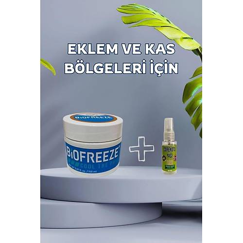 Biofreeze Masaj Kremi 150 ML 1 Adet + ��rek Otu Ya�� 30 ML 1 Adet