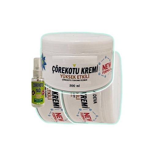 ��rek Otu Rahatlat�c� Masaj Bak�m Kremi 3x200 ml+30 ml ��rek Otu Ya� ile
