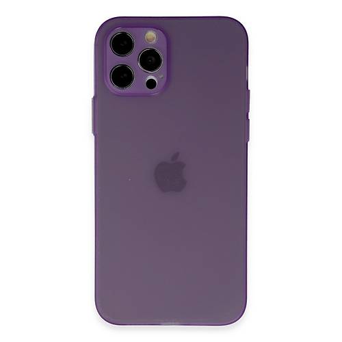 iPhone 12 Pro K�l�f Puma Silikon - Koyu Mor