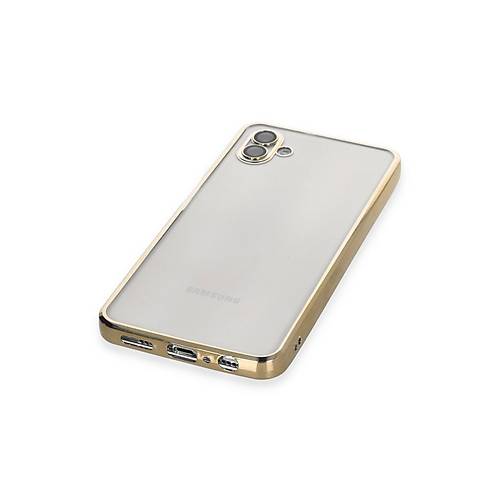 Galaxy A04 K�l�f Razer Lensli Silikon - Gold