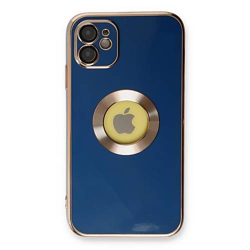iPhone 12 K�l�f Store Silikon - Mavi