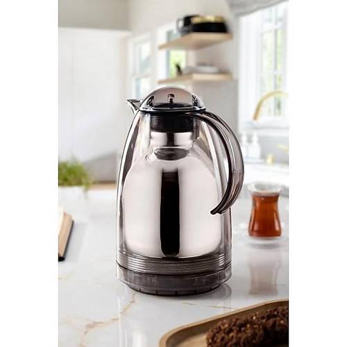 1.5 LT Is� Yal�t�ml� �ay Ve So�uk Su Termosu F�me (12 Saat S�cak Tutar& ��i Camd�r)