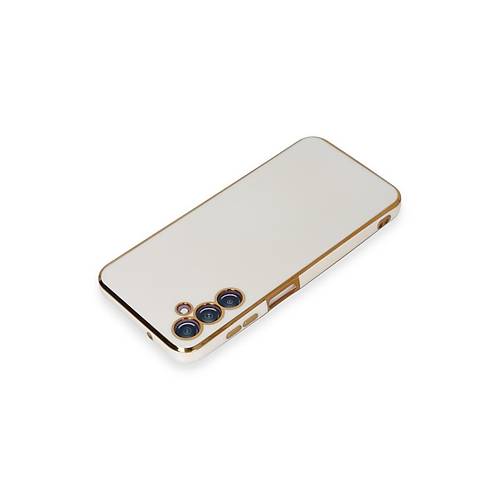 Galaxy M14 5G K�l�f Volet Silikon - Beyaz