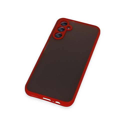 Galaxy A14 4G K�l�f Montreal Silikon Kapak - K�rm�z�