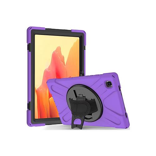 Galaxy T220 Tab A7 Lite 8.7 K�l�f Amazing Tablet Kapak - Mor