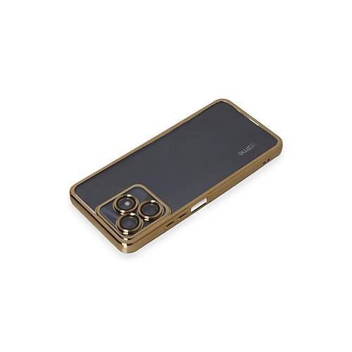 Realme C53 K�l�f Razer Lensli Silikon - Gold