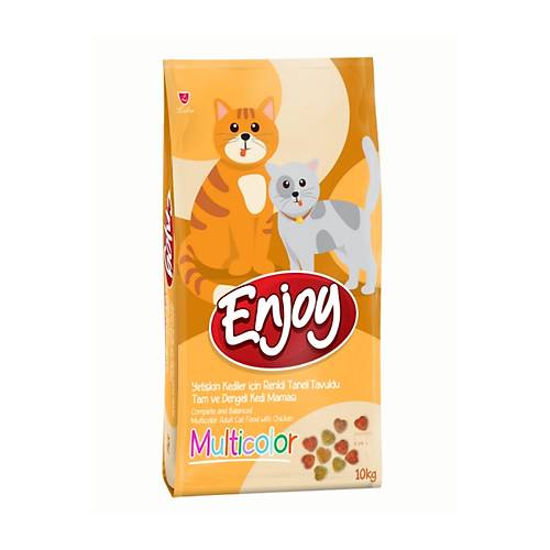 Multicolor Tavuklu Yeti�kin Kedi Mamas� 10 Kg