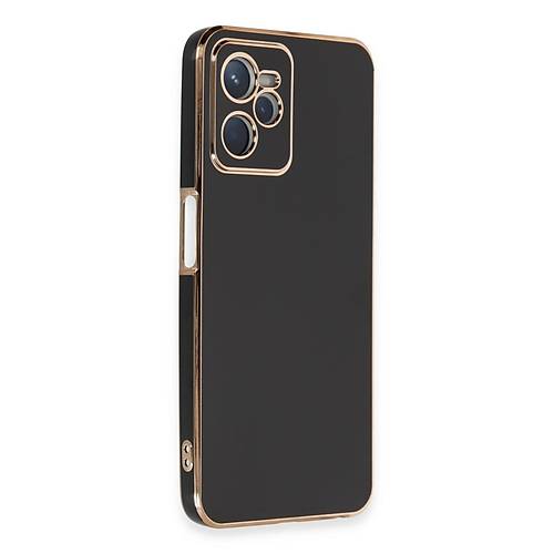 Realme C35 K�l�f Volet Silikon - Siyah