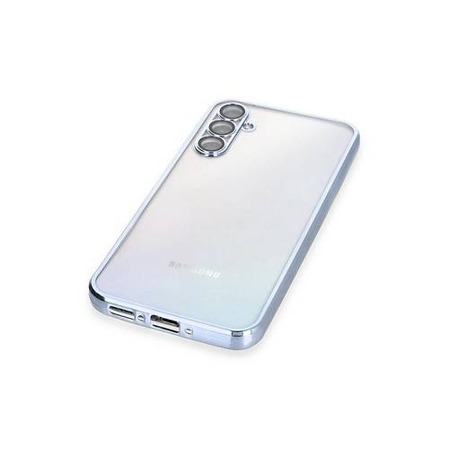 Galaxy A34 5G K�l�f Razer Lensli Silikon - A��k Mavi