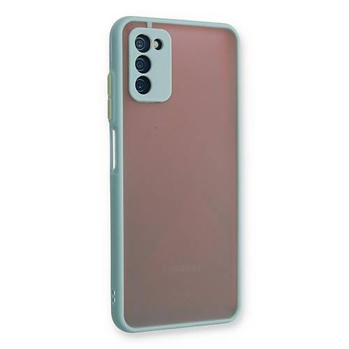 Galaxy A03S K�l�f Montreal Silikon Kapak - Turkuaz