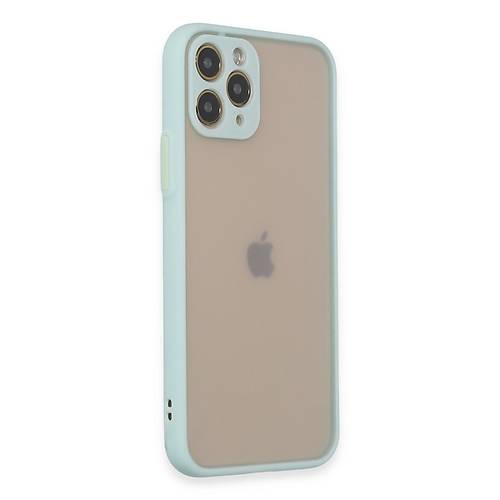 iPhone 11 Pro K�l�f Montreal Silikon Kapak - Turkuaz