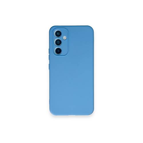 Galaxy A54 5G K�l�f Nano i�i Kadife Silikon - Mavi