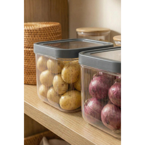 2'Li 12 LT Multibox F�me Kayar Kapakl� Saklama Kab� & Erzak Kab� & Patates So�an Kovas�