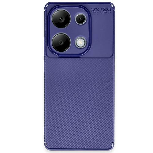 Redmi Note 13 Pro 4G K�l�f Auto Focus Karbon Kapak - Lacivert