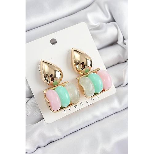 Pirin� Kar���k Renk Vintage Model Kad�n K�pe