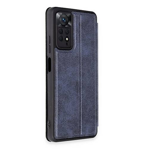 Redmi Note 12 Pro 4G K�l�f Flip Cover - Lacivert