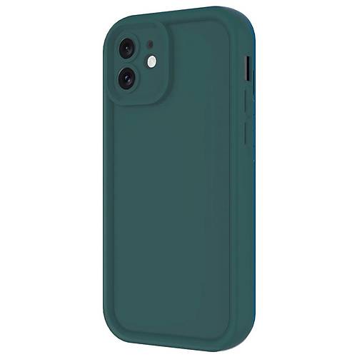 iPhone 11 K�l�f Viera Silikon - Koyu Ye�il