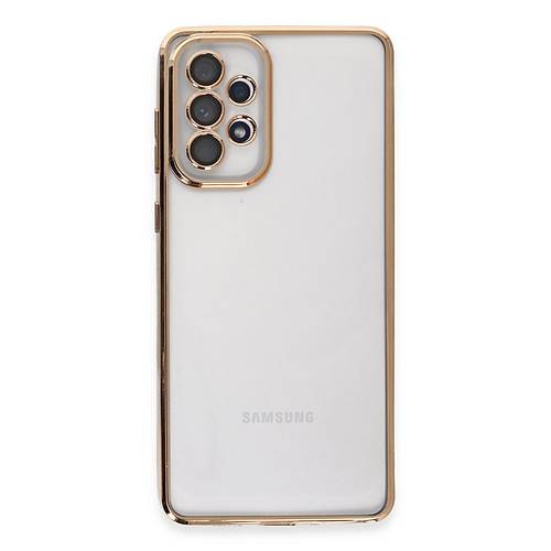 Galaxy A73 5G K�l�f Razer Lensli Silikon - Gold