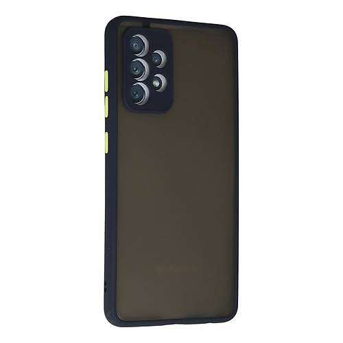 Galaxy A72 K�l�f Montreal Silikon Kapak - Lacivert