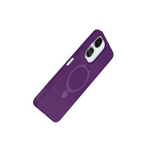 Redmi 13C Regal Magsafe Standl� Kapak - Derin Mor