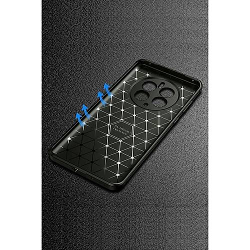 Realme 12 Pro Plus K�l�f Auto Focus Karbon Kapak - Siyah