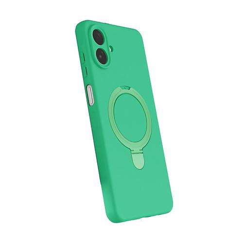 Galaxy A07 4G Regal Magsafe Standl� Kapak - Ye�il