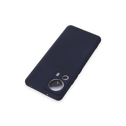 Mi 13 Lite K�l�f Nano i�i Kadife Silikon - Lacivert