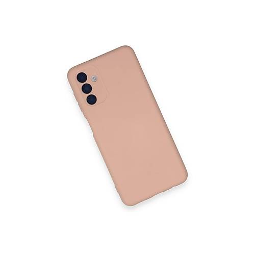 Galaxy A14 4G K�l�f Nano i�i Kadife Silikon - Pudra