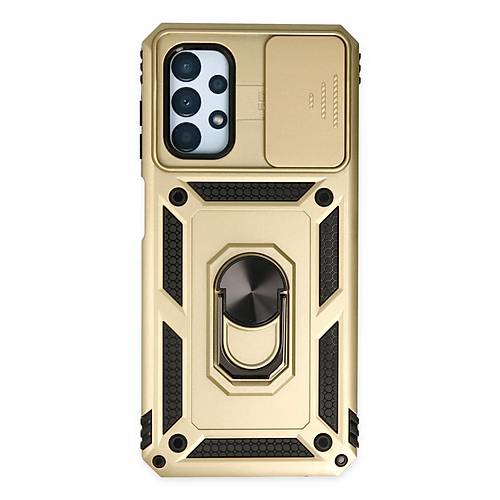 Galaxy A33 5G K�l�f Pars Lens Y�z�kl� Silikon - Gold