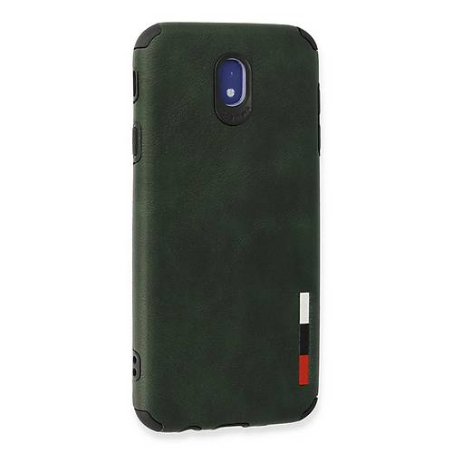 Galaxy J7 Pro / J730 K�l�f Loop Deri Silikon - Ye�il