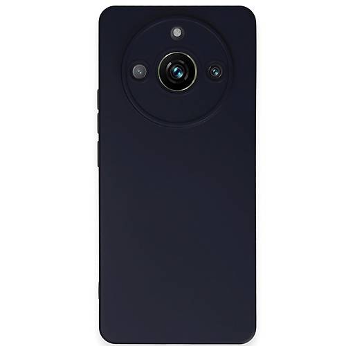 Realme 11 Pro K�l�f Nano i�i Kadife Silikon - Lacivert
