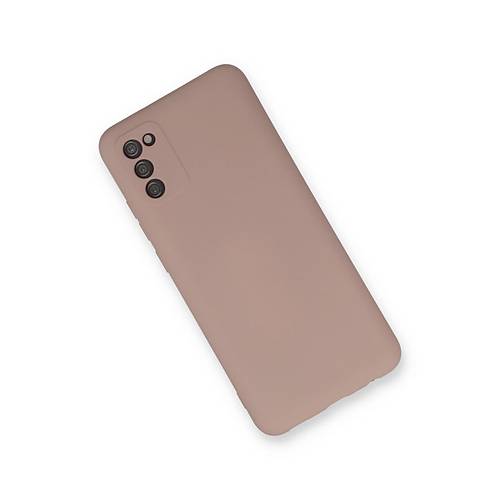 Galaxy A03S K�l�f Nano i�i Kadife Silikon - Pudra