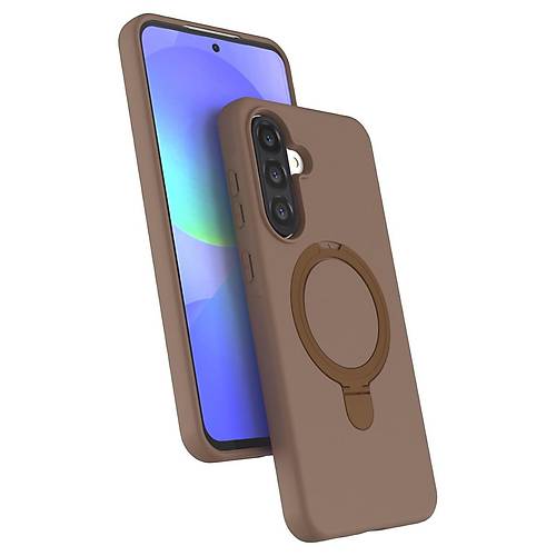 Galaxy A37 5G Regal Magsafe Standl� Kapak - ��l Titanyum