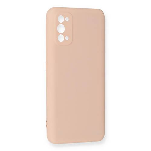 Realme 7 Pro K�l�f Nano i�i Kadife Silikon - Pudra