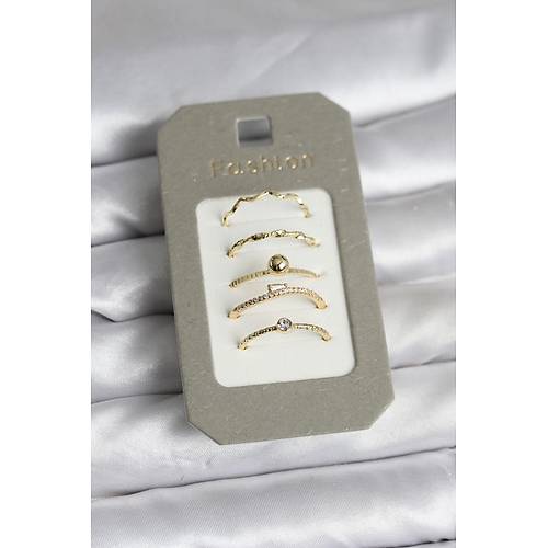 Pirin� Gold Renk 5'li Y�z�k Seti