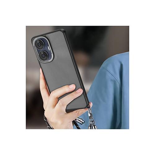 Realme C55 K�l�f Elegant Kapak - Siyah