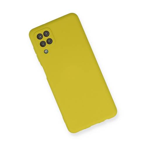 Galaxy A12 K�l�f Nano i�i Kadife Silikon - Sar�