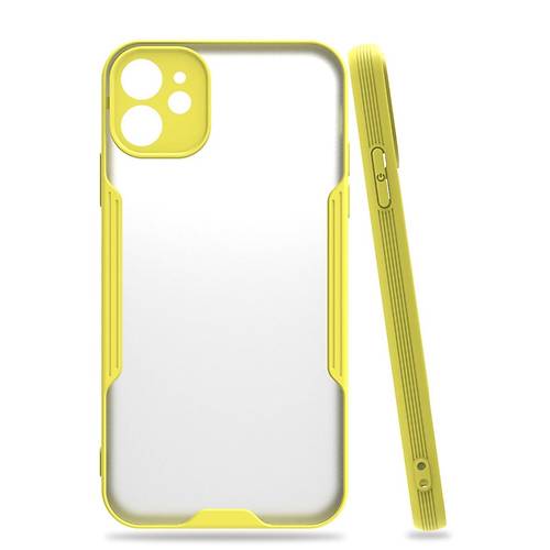 iPhone 11 K�l�f Platin Silikon - Sar�