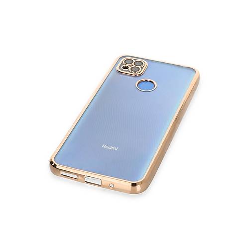 Redmi 9C K�l�f Razer Lensli Silikon - Gold