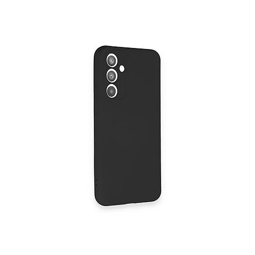 Galaxy A54 5G K�l�f Nano i�i Kadife Silikon - Siyah
