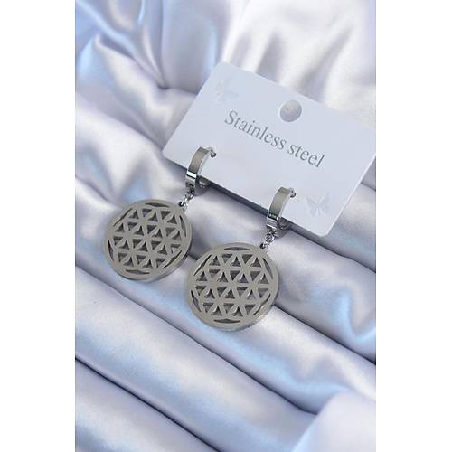 316L �elik G�m�� Renk Lotus Model Kad�n K�pe