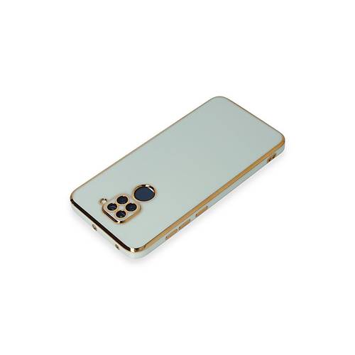 Redmi Note 9 K�l�f Volet Silikon - A��k Ye�il