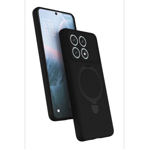 Poco X6 Pro Regal Magsafe Standl� Kapak - Siyah