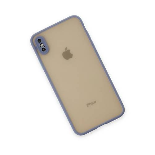 iPhone X K�l�f Montreal Silikon Kapak - Gri