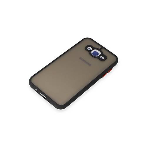 Galaxy J7 K�l�f Montreal Silikon Kapak - Siyah